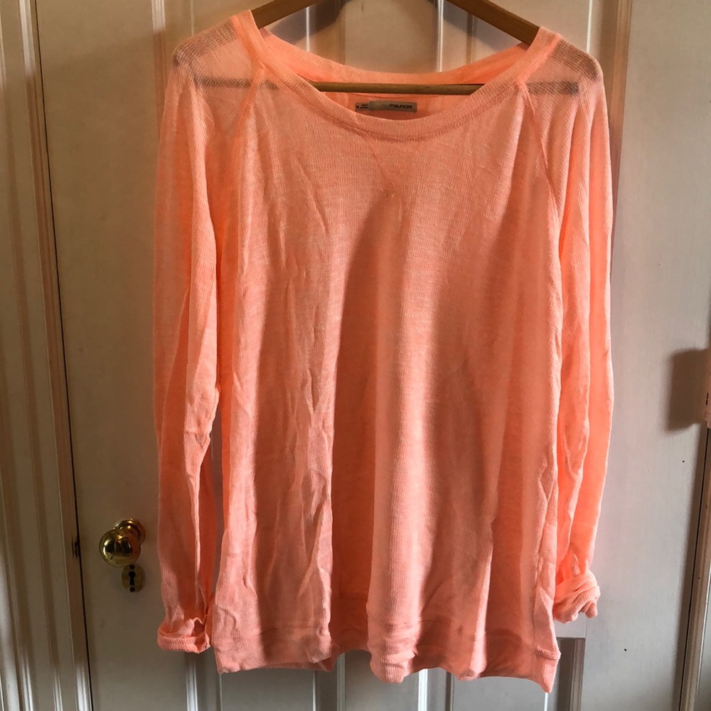 Maurices coral sweater XXL light weight excellent